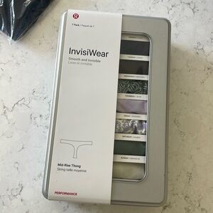 NWT Lululemon InvisiWear Mid-Rise Thong Underwear *7 Pack